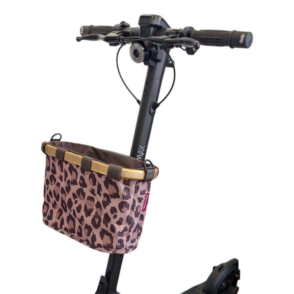 Klickfix Reisenthel Bikebasket Oval S leo macchiato - Lenkerkorb